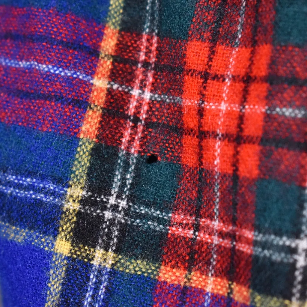 1950s Vintage Style Blue Plaid Skirt