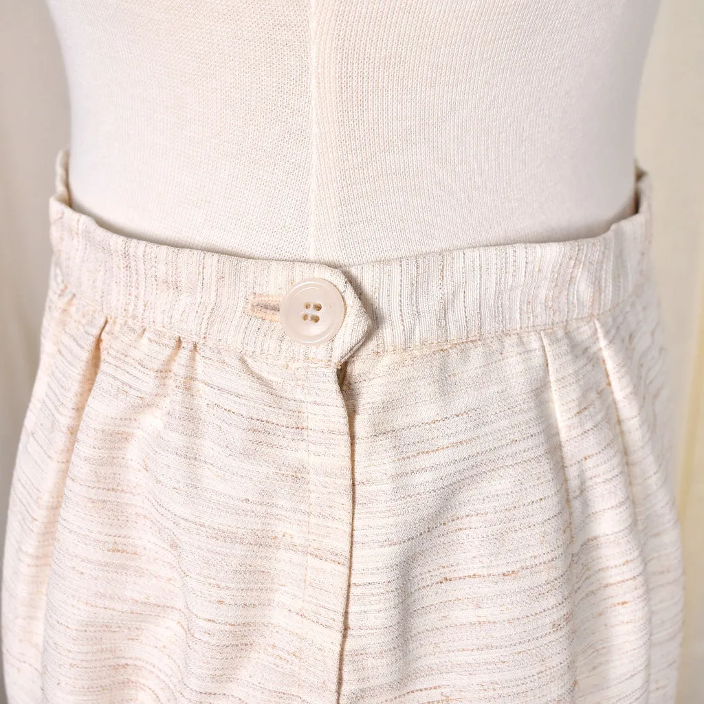 1960s Vintage Tan 3 piece Skirt Suit
