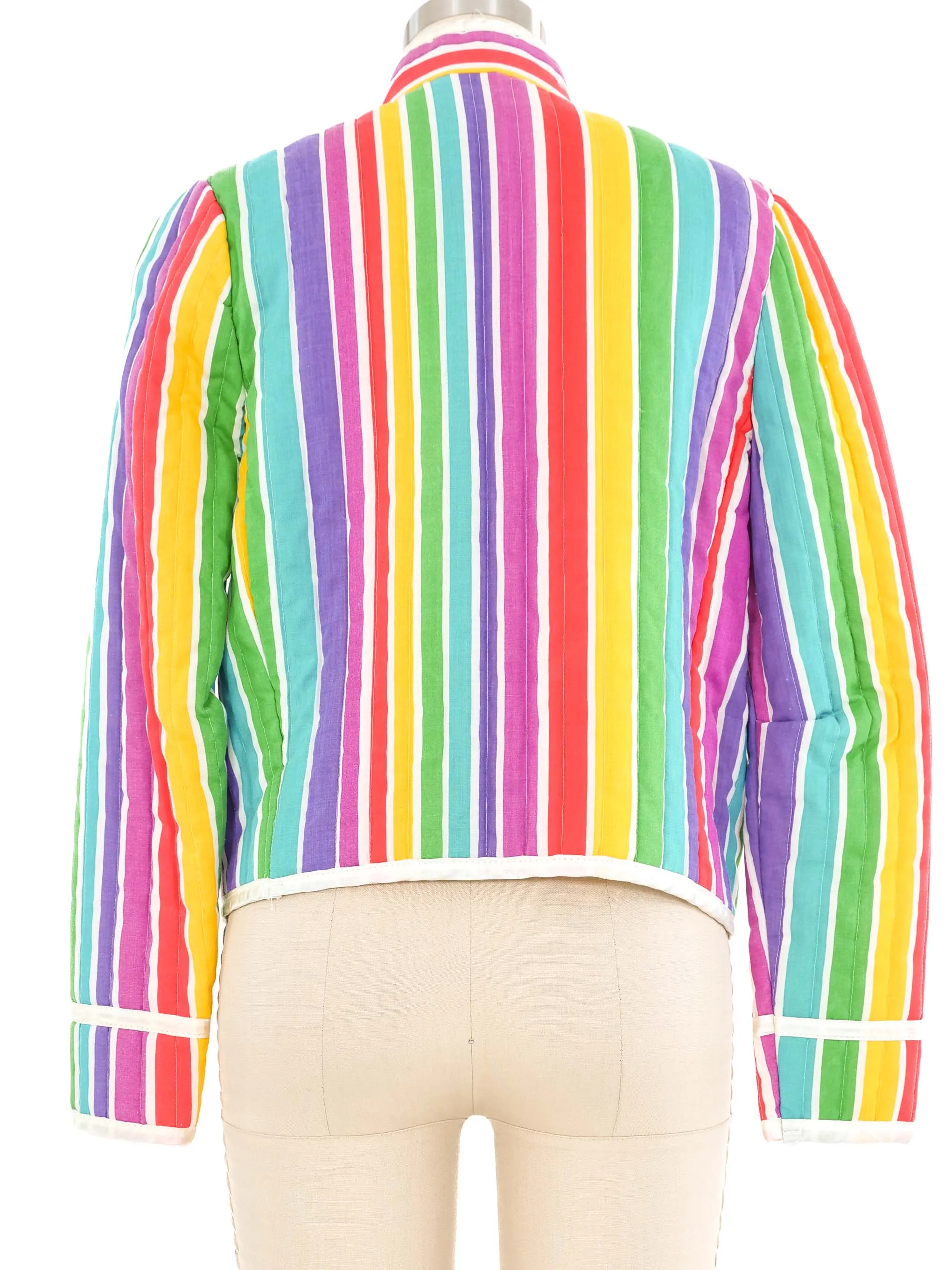 1970s Quilted Rainbow Jacket