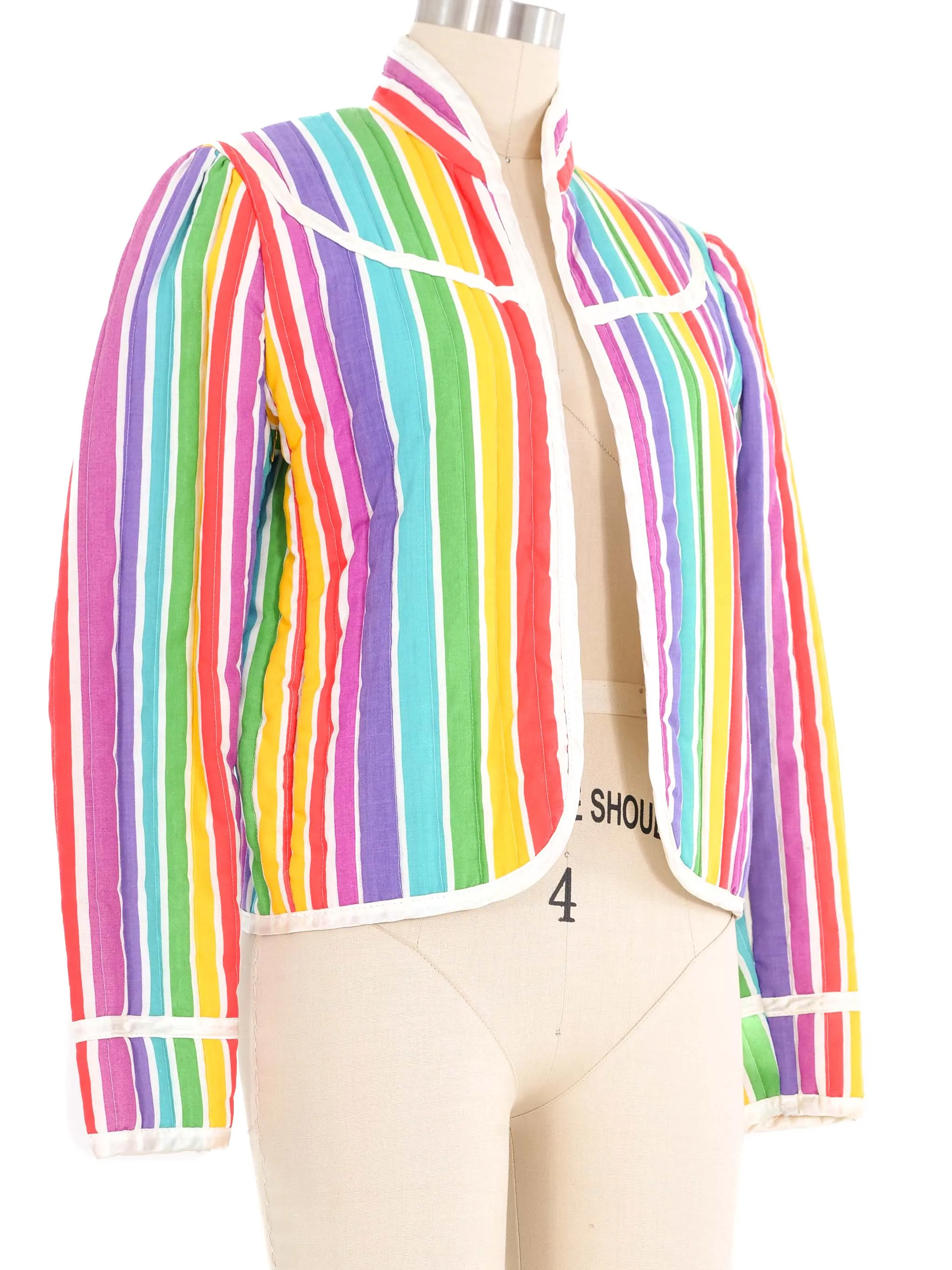1970s Quilted Rainbow Jacket