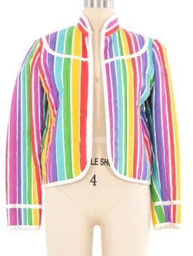 1970s Quilted Rainbow Jacket