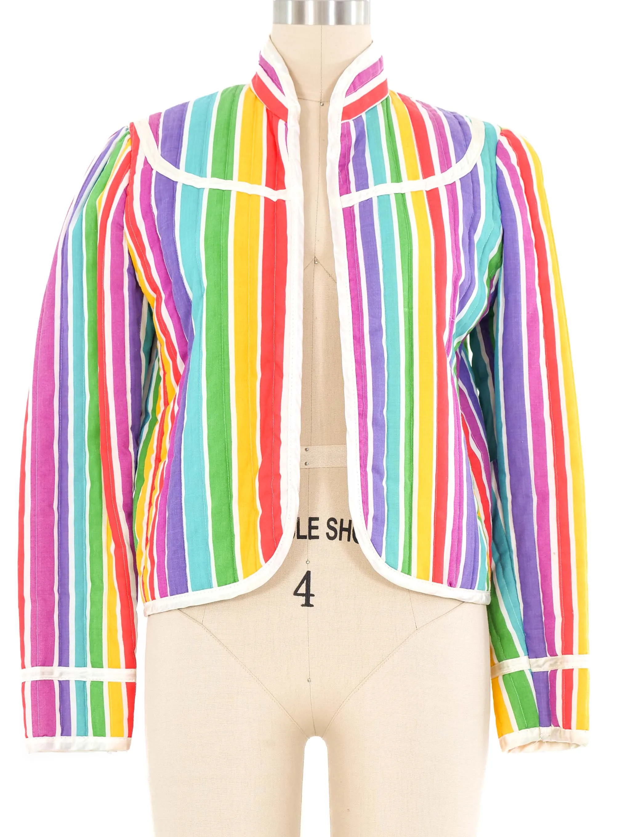 1970s Quilted Rainbow Jacket