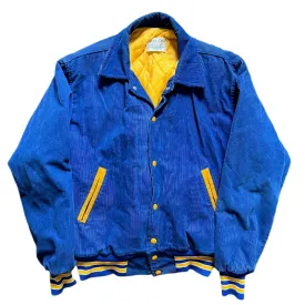 1980s West Wind Corduroy Quilted Varsity Jacket