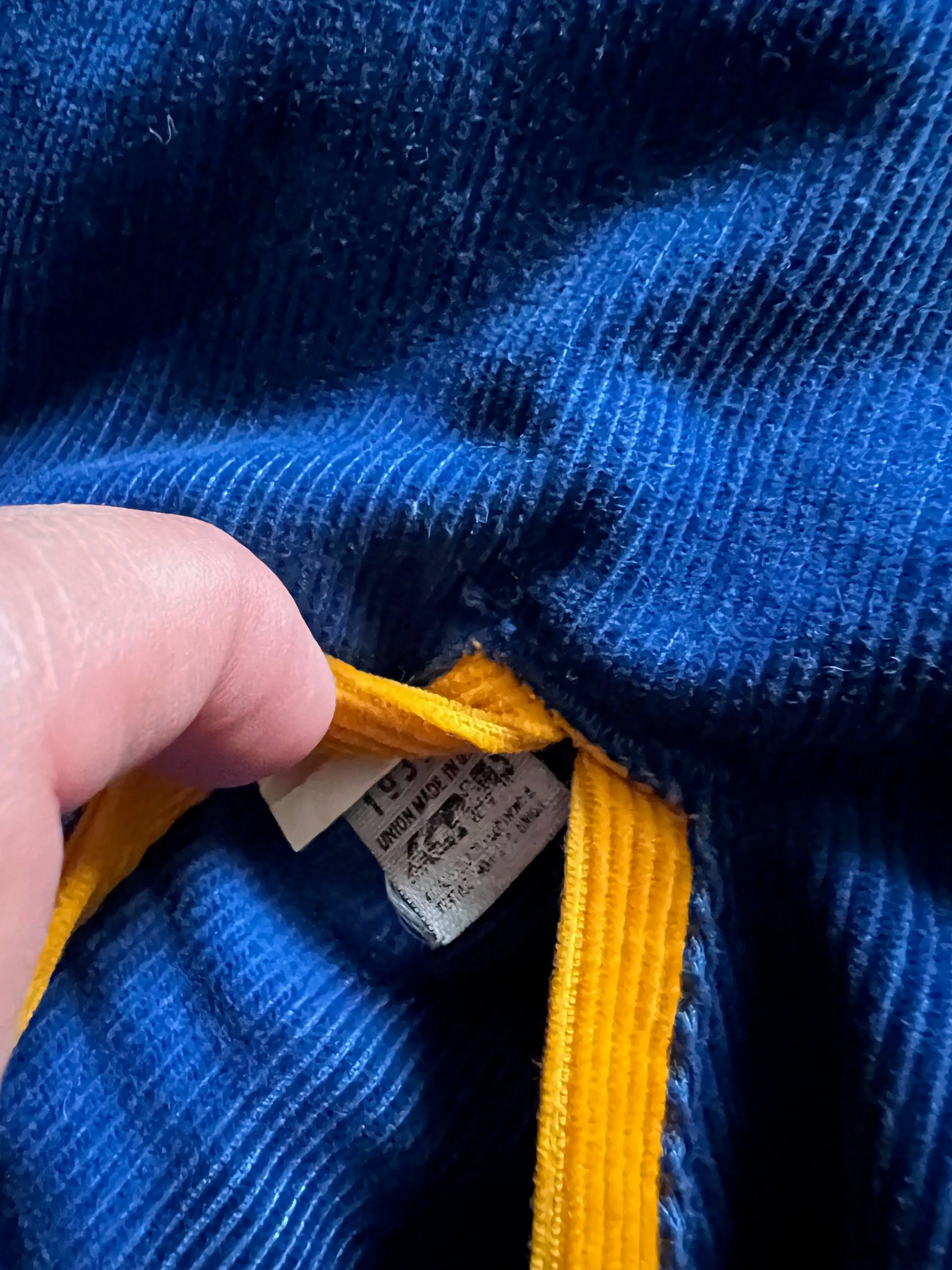1980s West Wind Corduroy Quilted Varsity Jacket