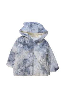 3Pommes Faux Fur Hooded Coat 2T
