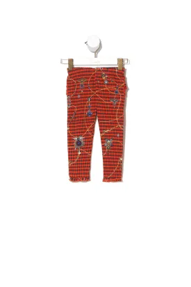 BABIES LEGGINGS WITH FRILLS POETIC ANARCHY