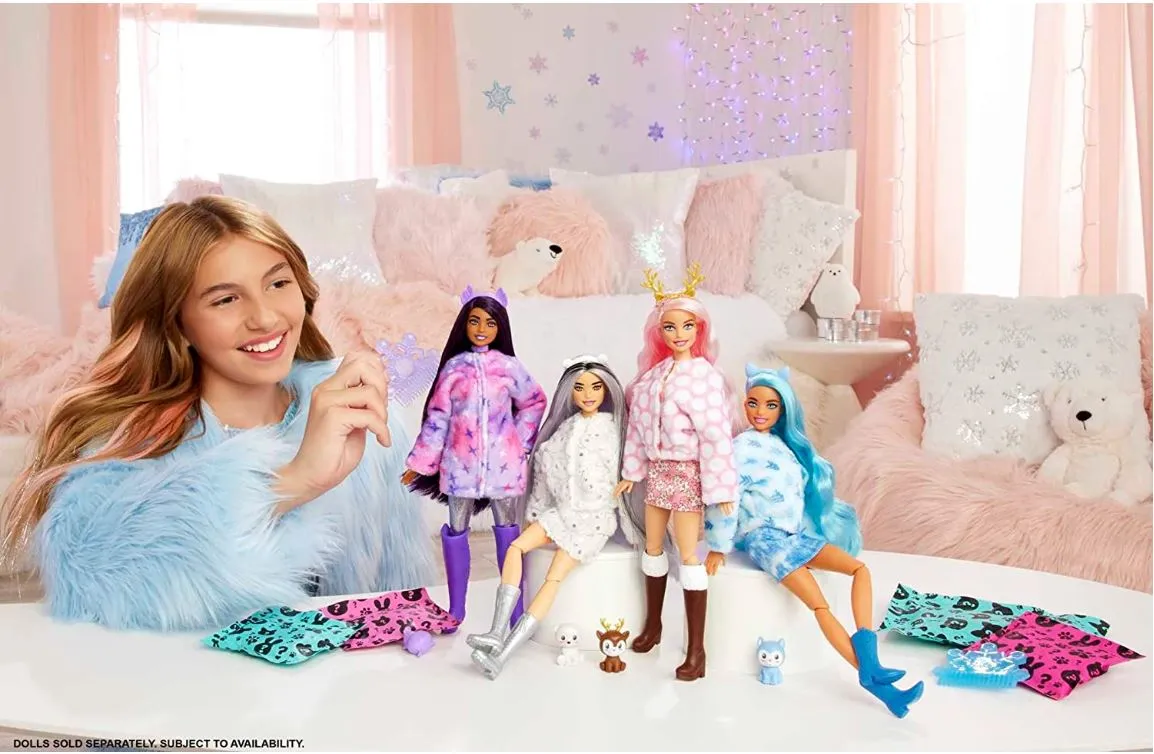 Barbie Cutie Reveal Winter Sparkle Series Polar Bear