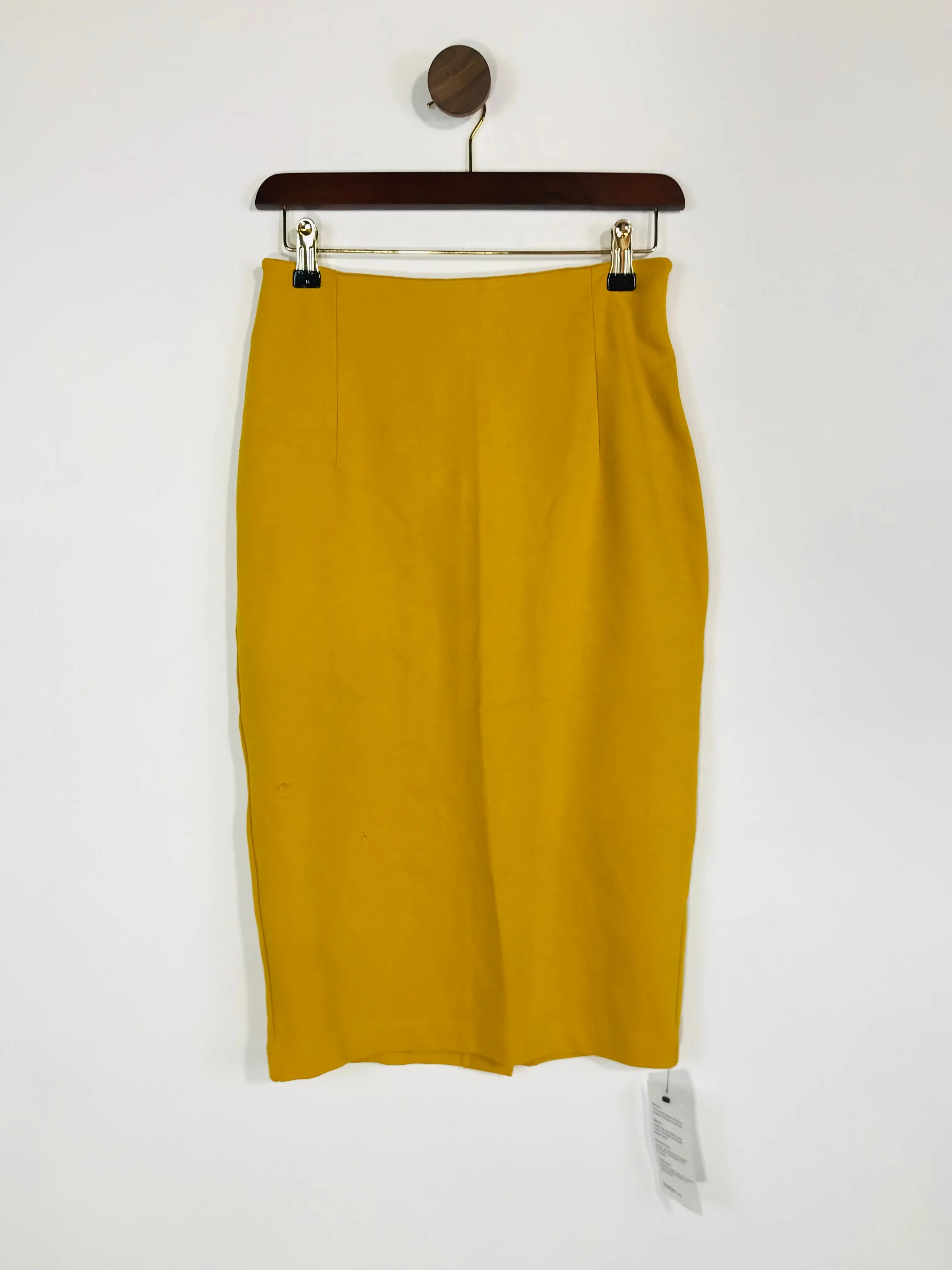 Baukjen Women's Jersey Pencil Skirt NWT | UK10 | Yellow