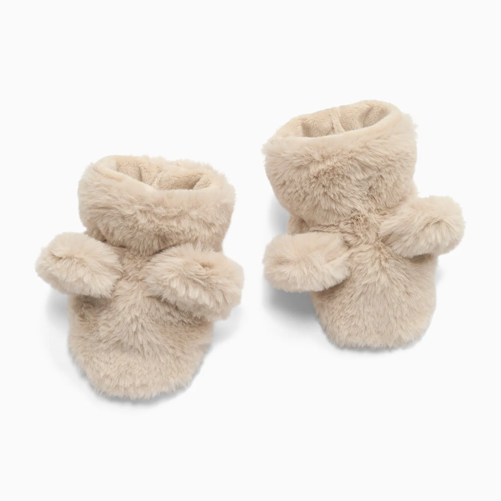 Bear Faux Fur Booties