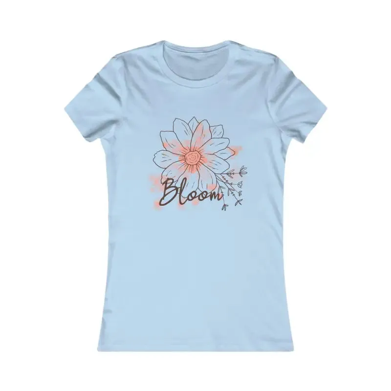 Blooming Women's Favorite Flower Tee