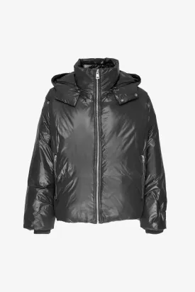 BOXY DOWN JACKET SHINY BLACK