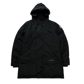 Canada Goose Black Premium Down Filled Multipocket Spellout Jacket - Medium