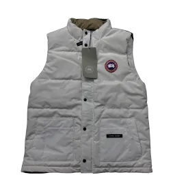 Canada Goose White Down Filled Gilet - Large