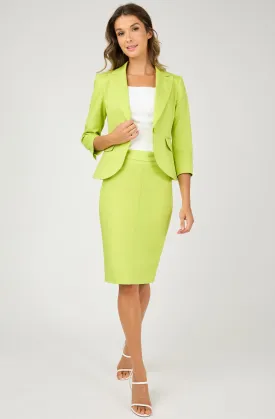 Cotton Pencil Skirt with Middle Seam