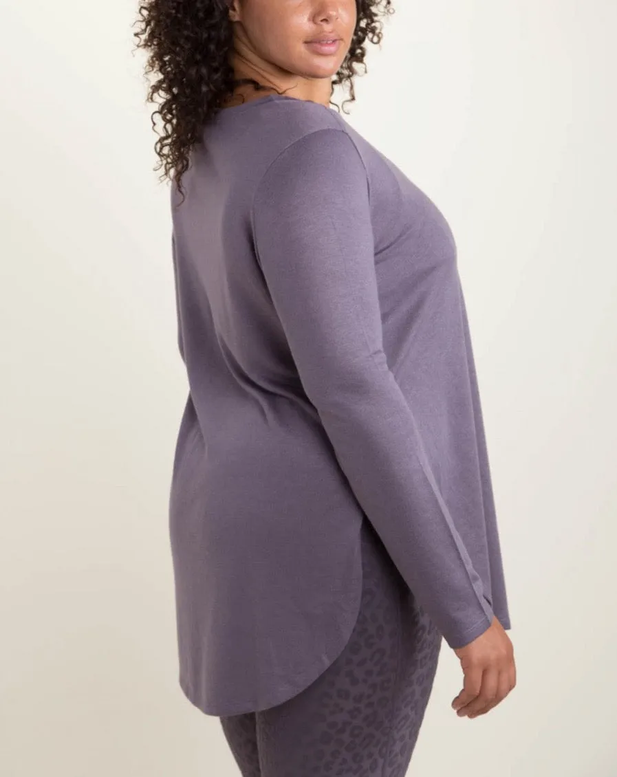 CURVY EMMA LONG SLEEVE TOP