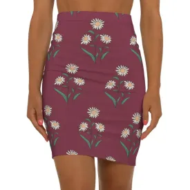 Daisy Delight Floral Mini Skirt