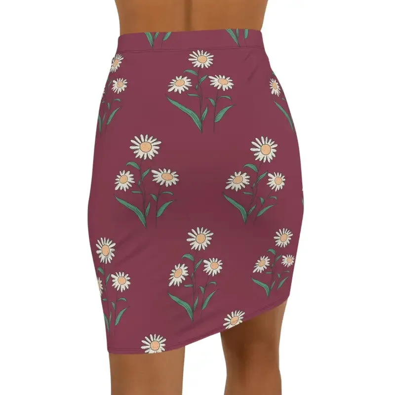 Daisy Delight Floral Mini Skirt
