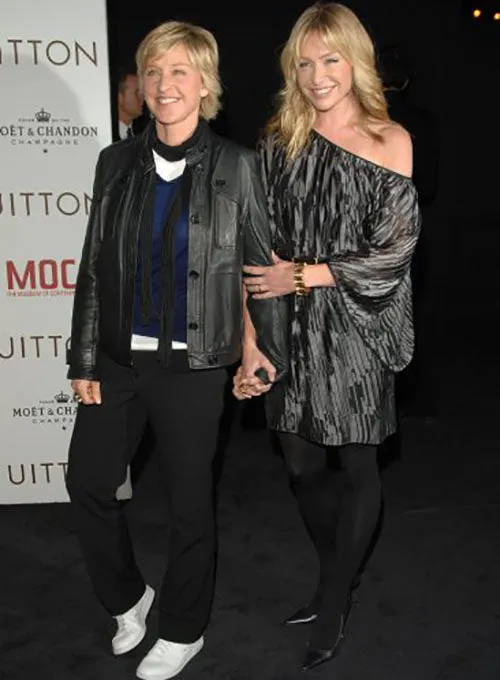 ELLEN DEGENERES LEATHER JACKET