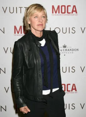 ELLEN DEGENERES LEATHER JACKET