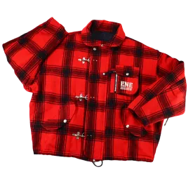 ENERGIE : INDUSTRIAL TARTAN INSULATED JACKET : L