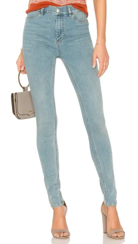 Free People Long And Lean Jegging Indigo
