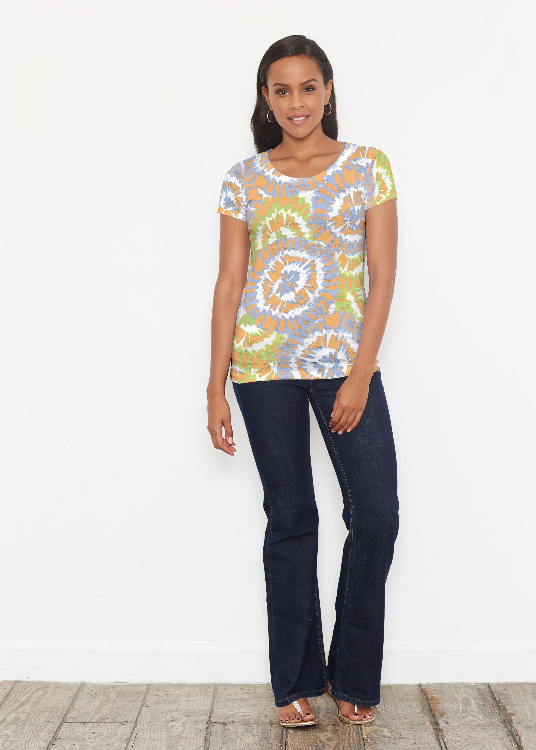 Funky Town (17277) ~ Short Sleeve Scoop Shirt