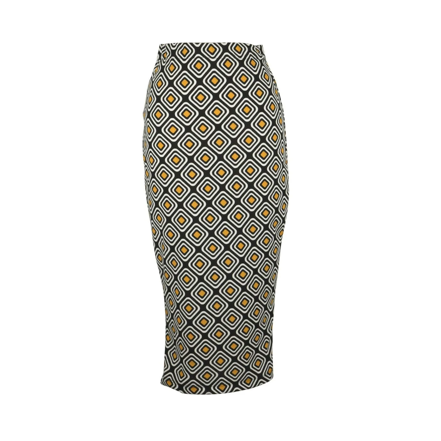 Geogram Pencil Skirt