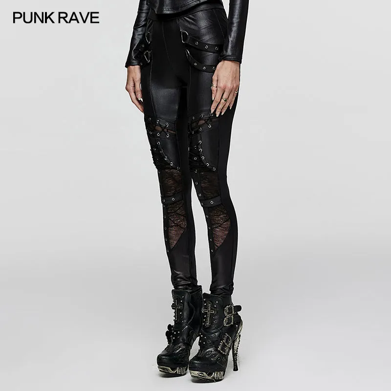 Geometrical knit Leggings