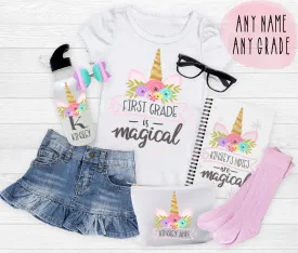 Girl's Back to School Unicorn Set