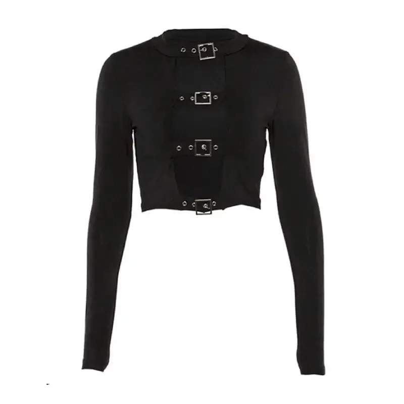 Gothic Punk Crop-Top
