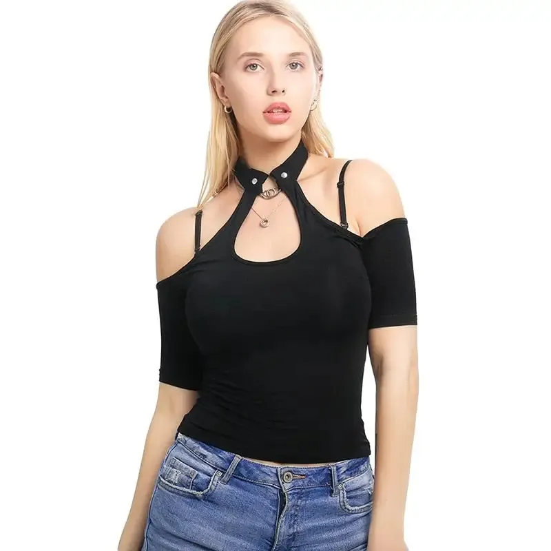 Gothic Punk Crop-Top