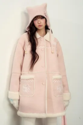 Handmade Snowflake Warm Winter Jacket