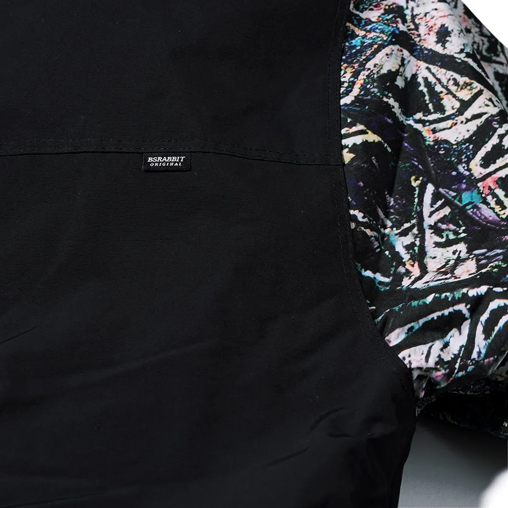 HIGH HOODED JACKET BLACK SNOWFLAKE