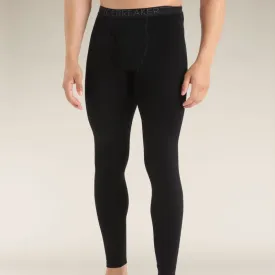 icebreaker Merino Base Layer Men's 260 Tech Leggings Tights - Black