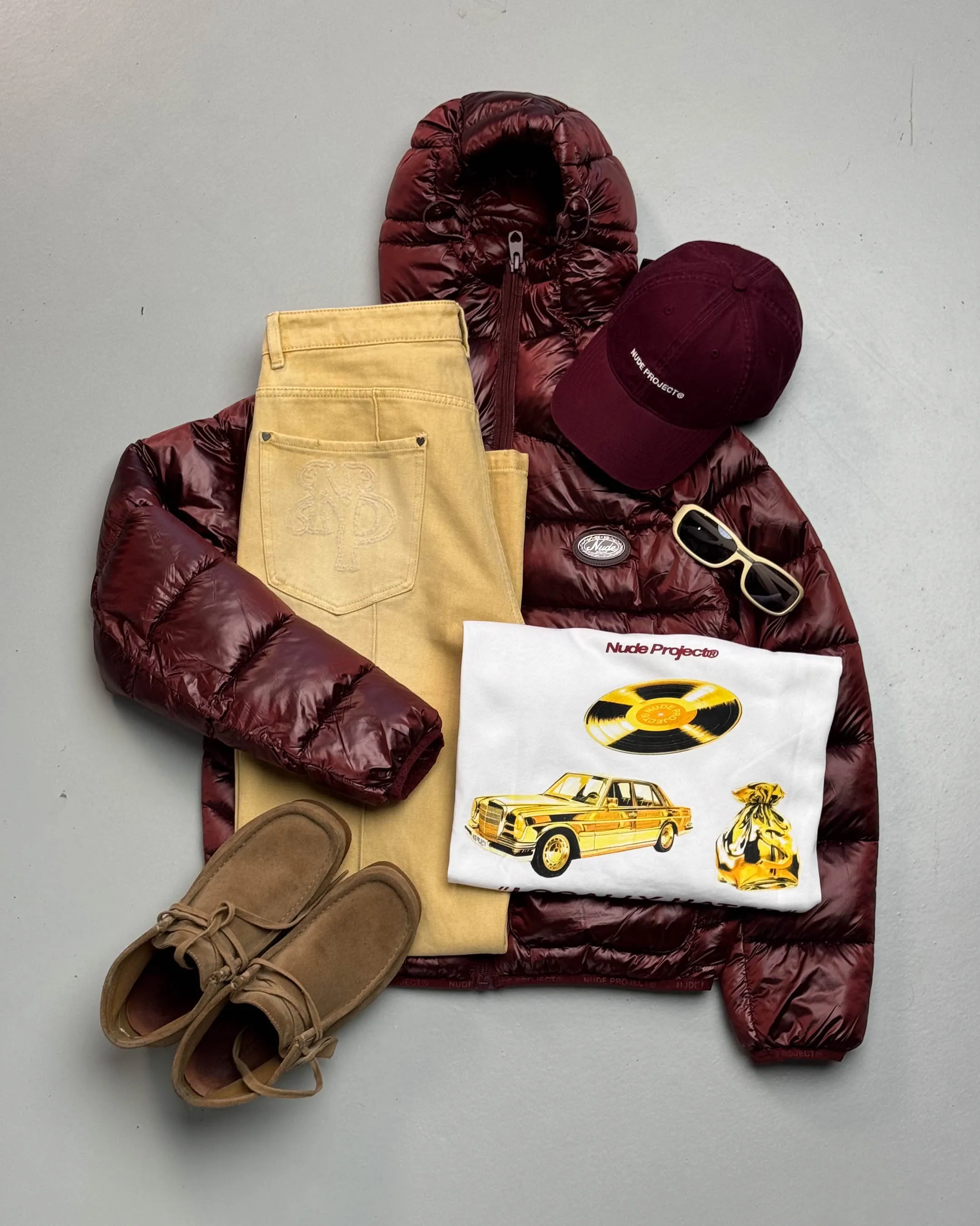 ICONIC PUFFER JACKET ANDORRA RED