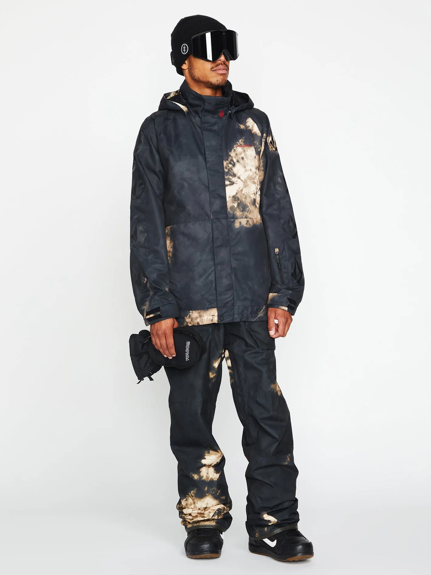 Iconic Stone Insulated Jacket - Bleach Black