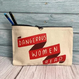 Jane Austen Pencil Case - "Dangerous Women Read"