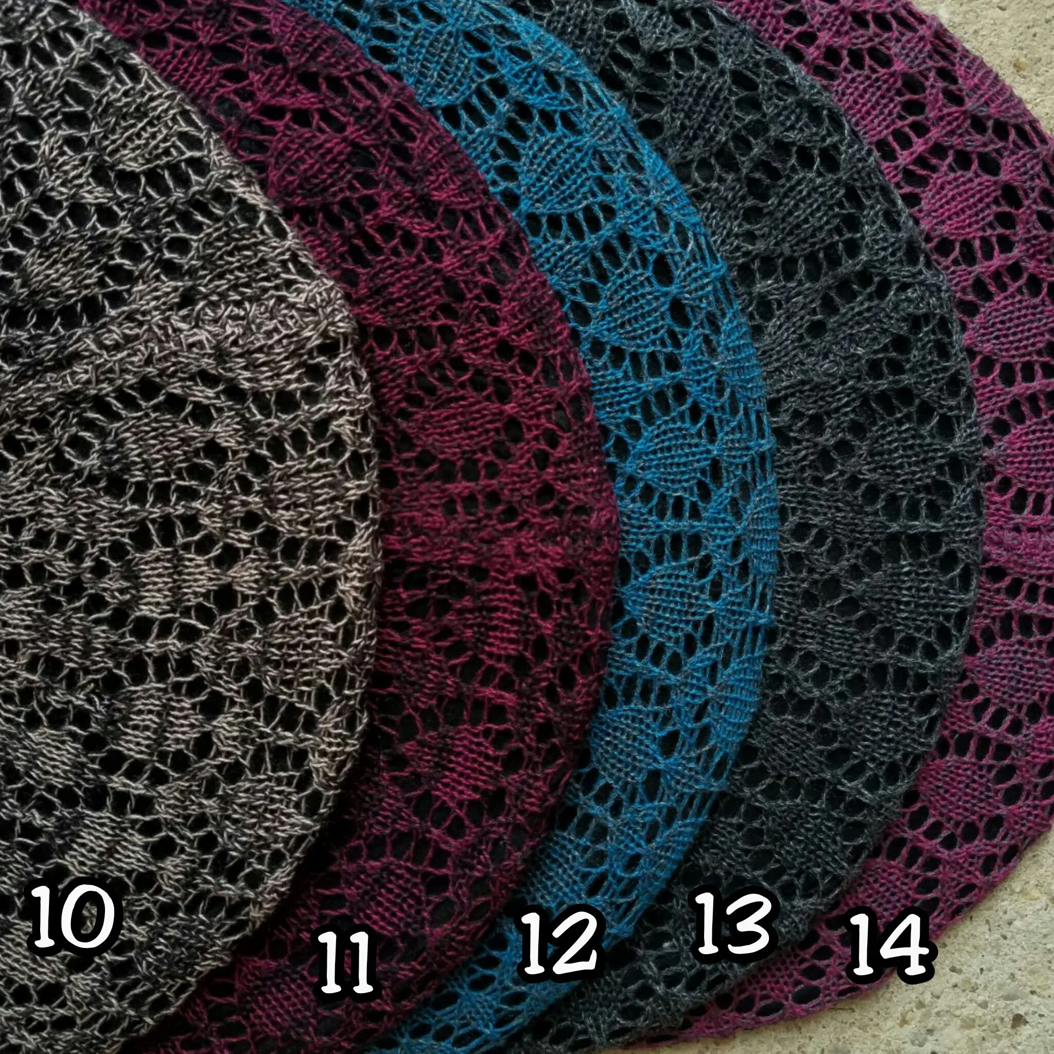 Lightweight Lined Two Toned Berets Atifa