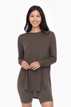 Long Sleeve Flow Top with Side Slit
