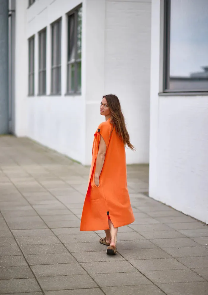 Long Vest Orange