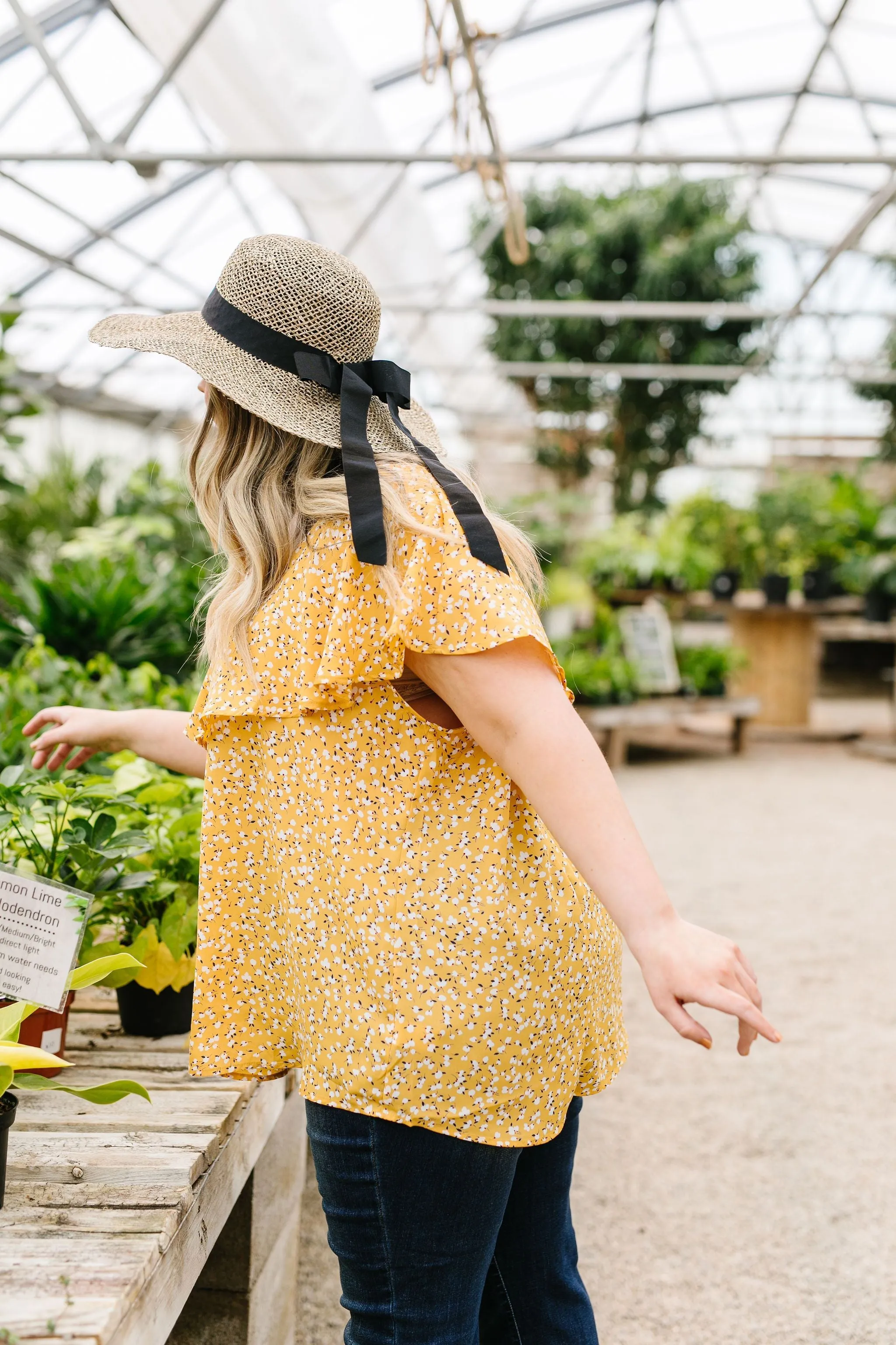 Marigold Ruffled Blouse