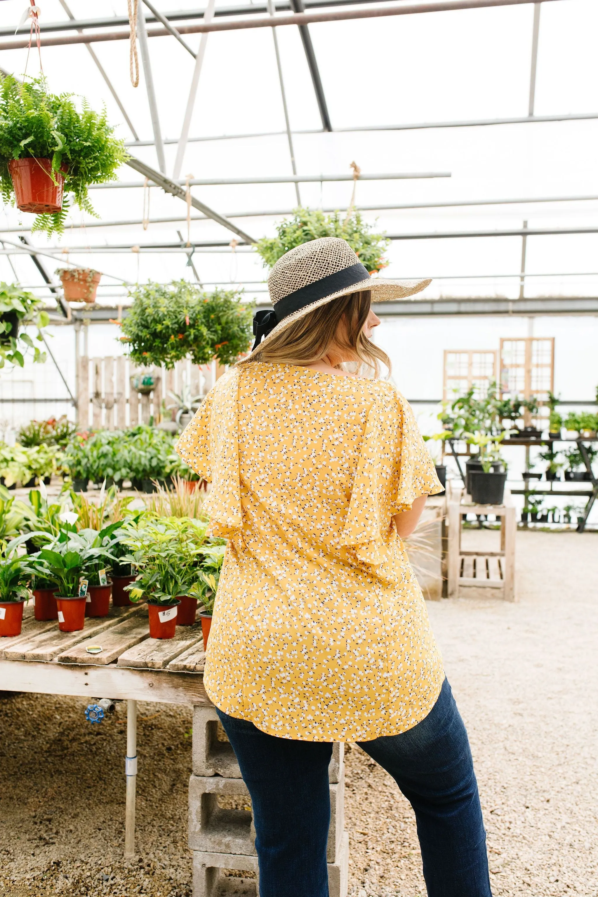 Marigold Ruffled Blouse