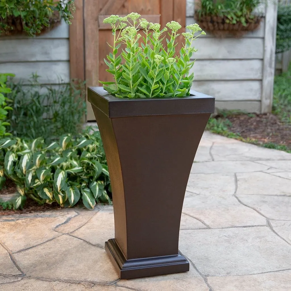 Mayne Bordeaux Tall Planter