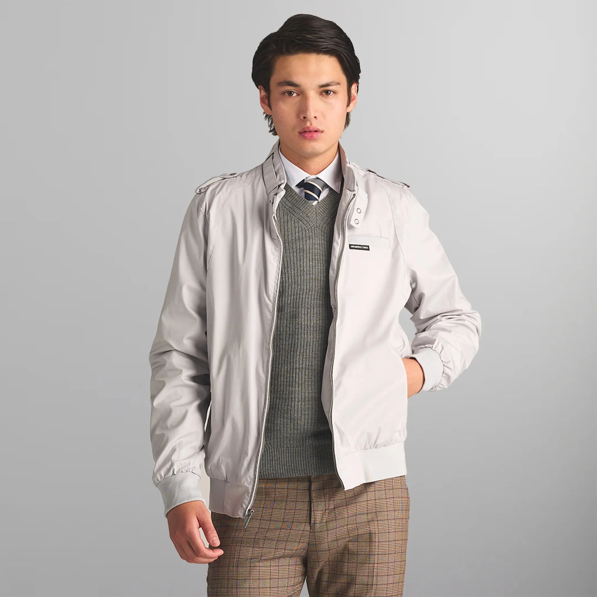 Men's Big & Tall Classic Iconic Racer Jacket