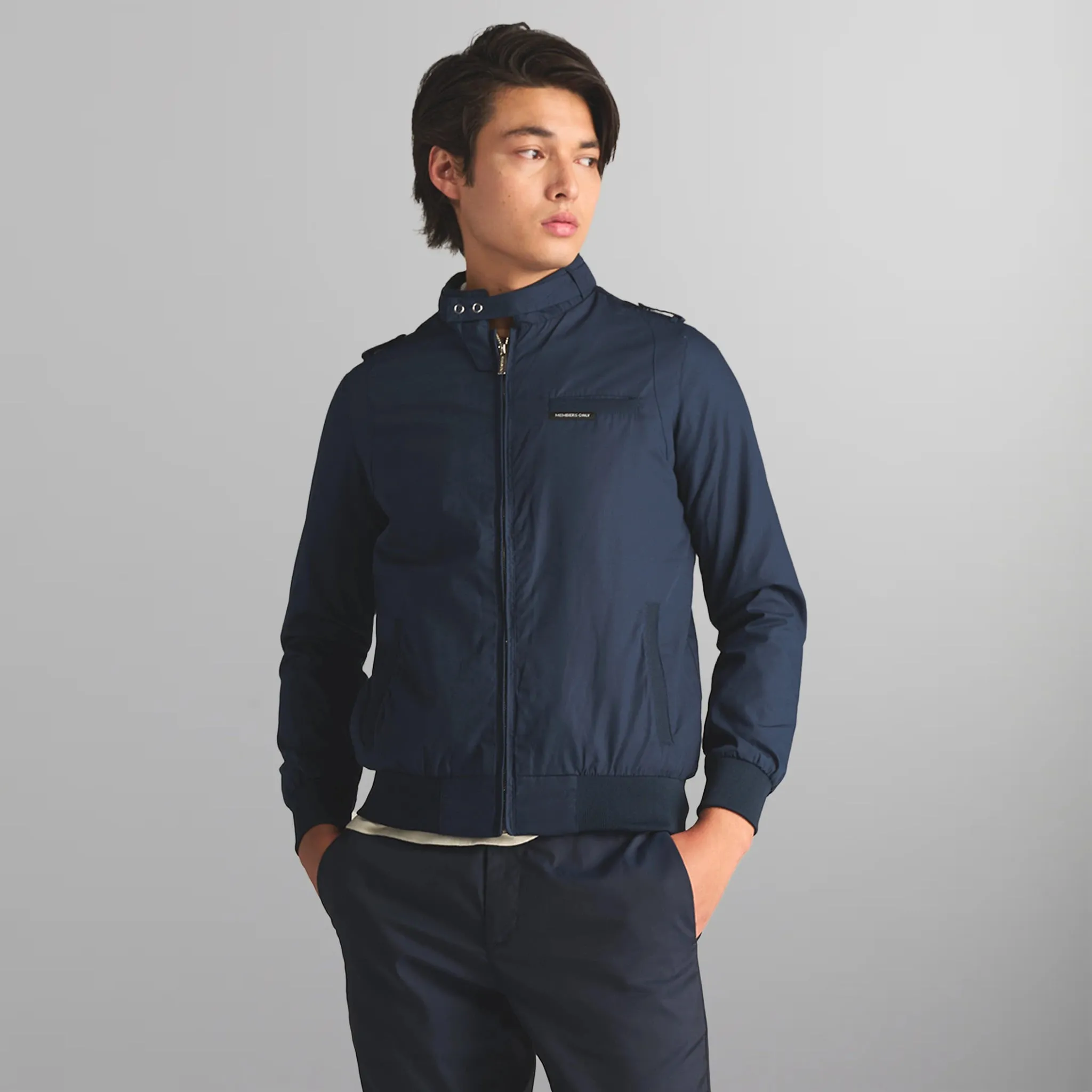 Men's Big & Tall Classic Iconic Racer Jacket