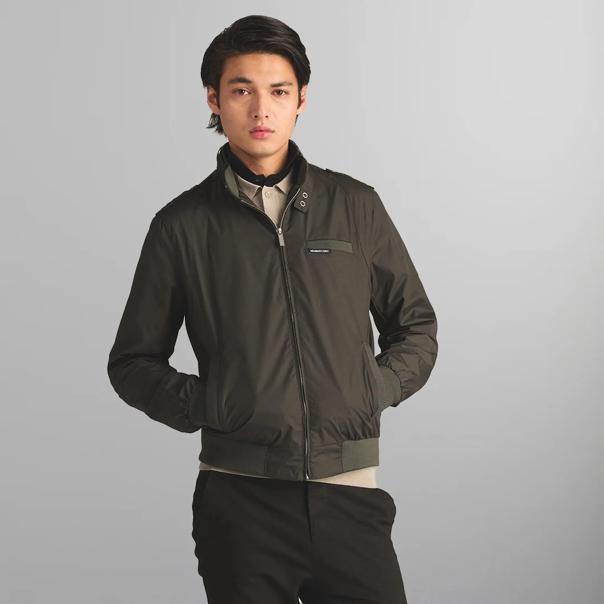Men's Big & Tall Classic Iconic Racer Jacket