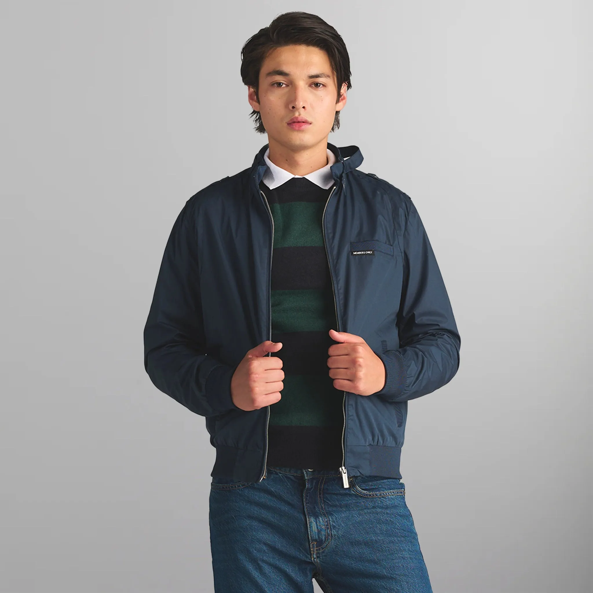 Men's Big & Tall Classic Iconic Racer Jacket