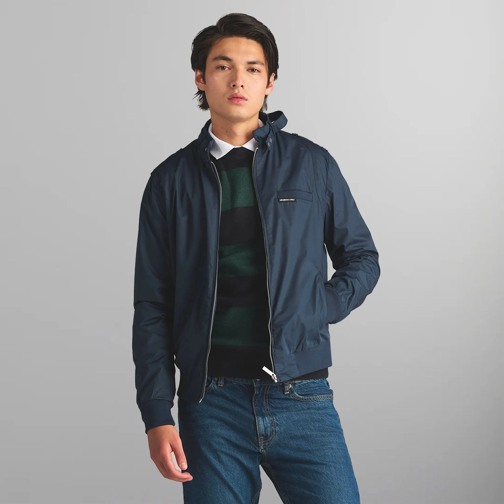 Men's Big & Tall Classic Iconic Racer Jacket