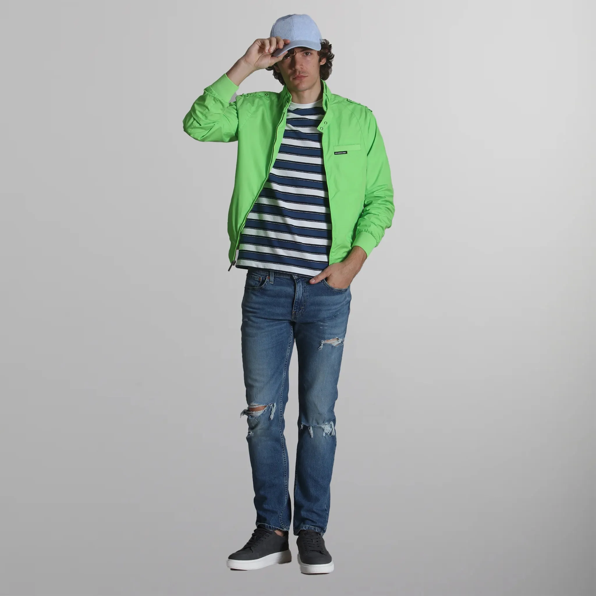 Men's Big & Tall Classic Iconic Racer Jacket