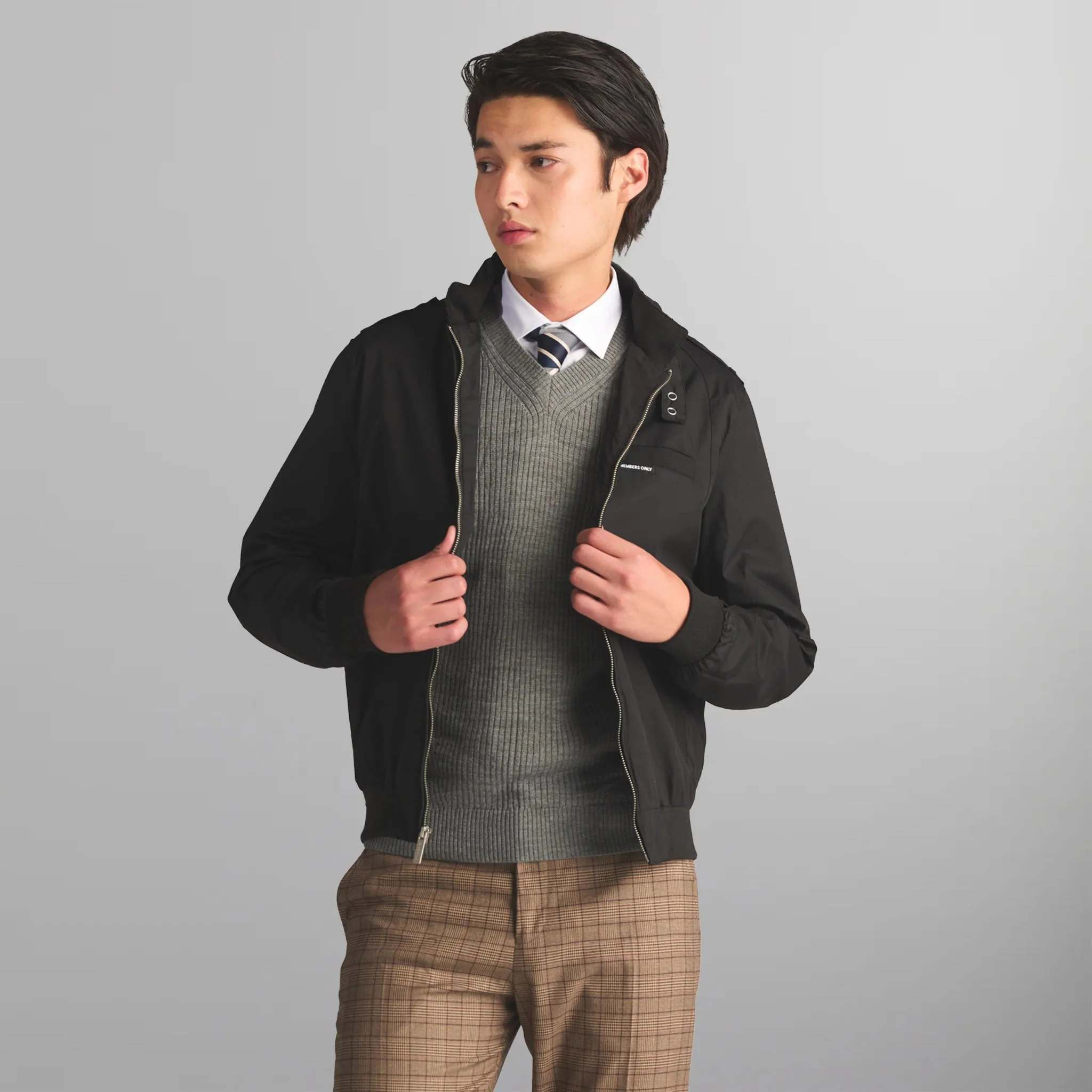 Men's Big & Tall Classic Iconic Racer Jacket